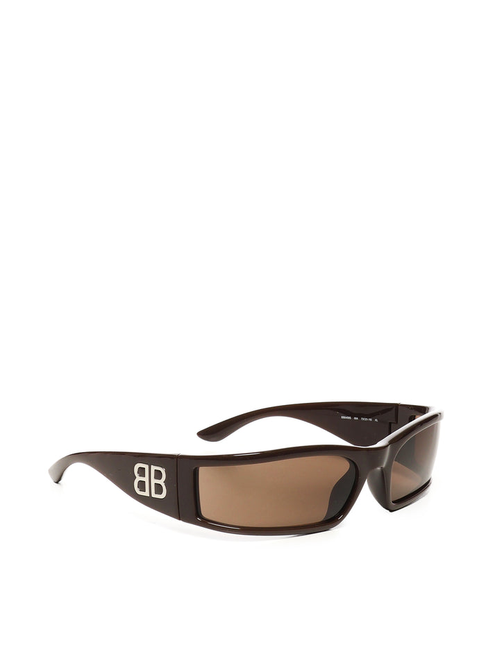 Balenciaga Sunglasses Dark Brown Polyamide