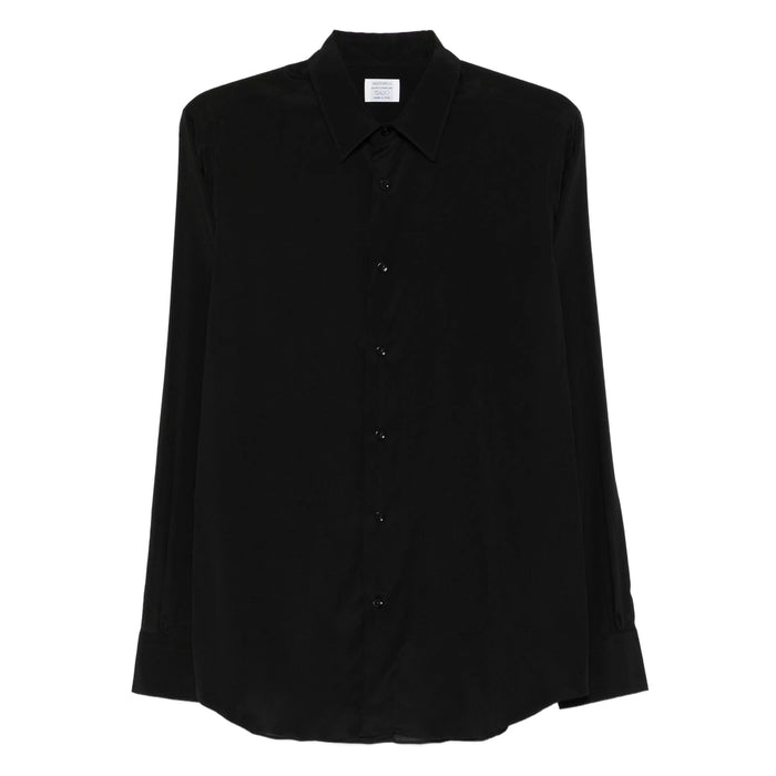 Shirt Mazzarelli Black Silk: 94