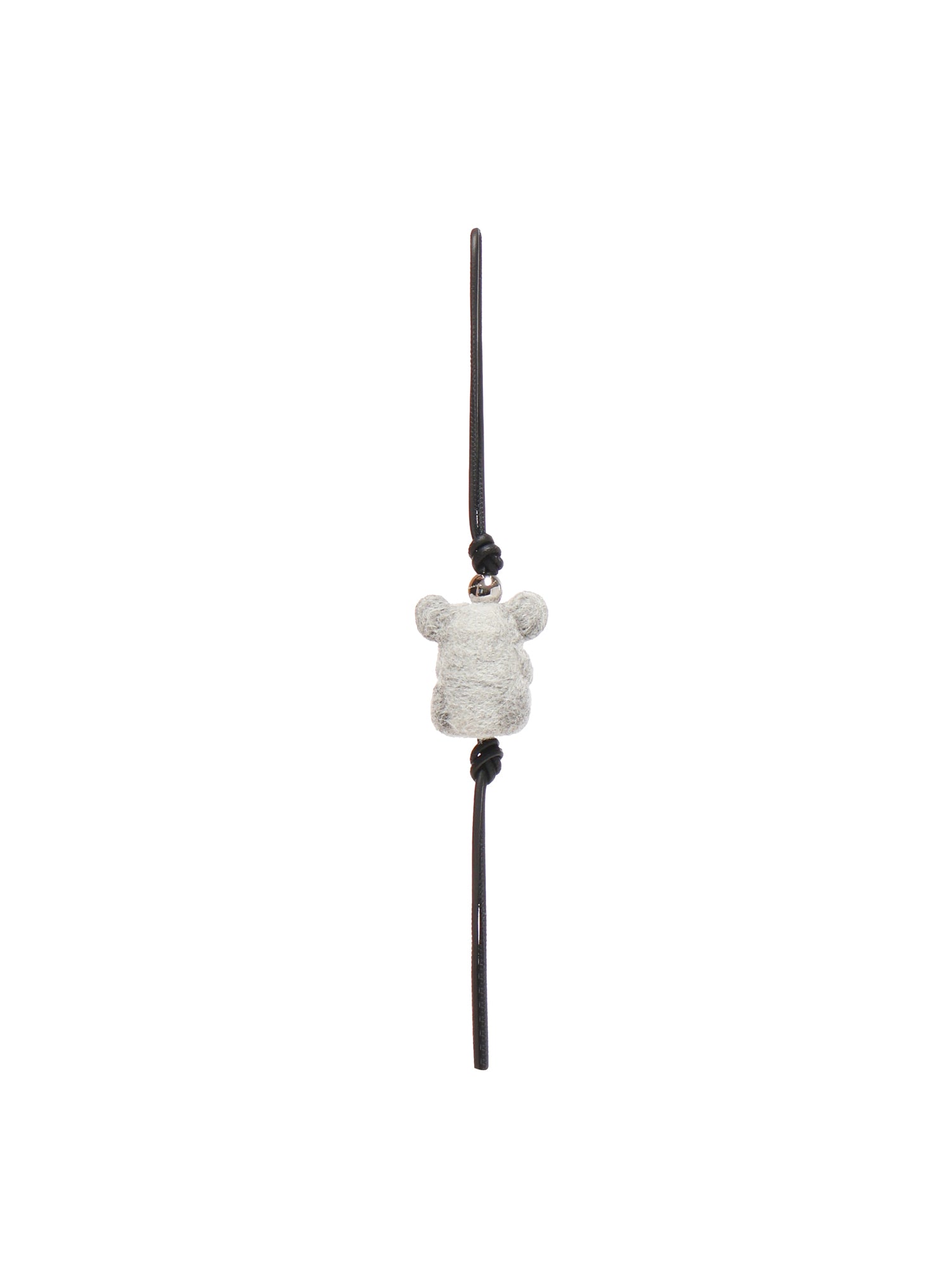 Loewe Keychains Light Grey/black Calfskin