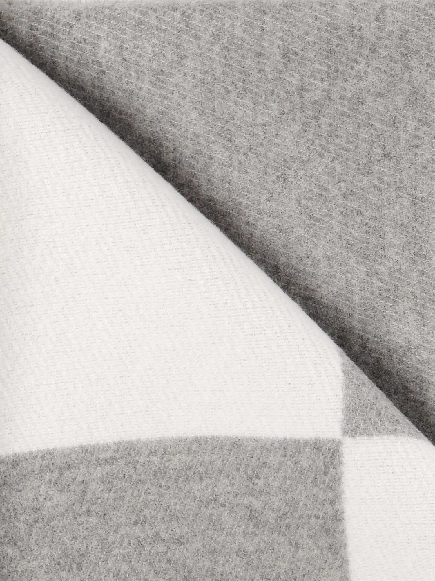 Eleventy Homeware White, Gray Wool Cashmere