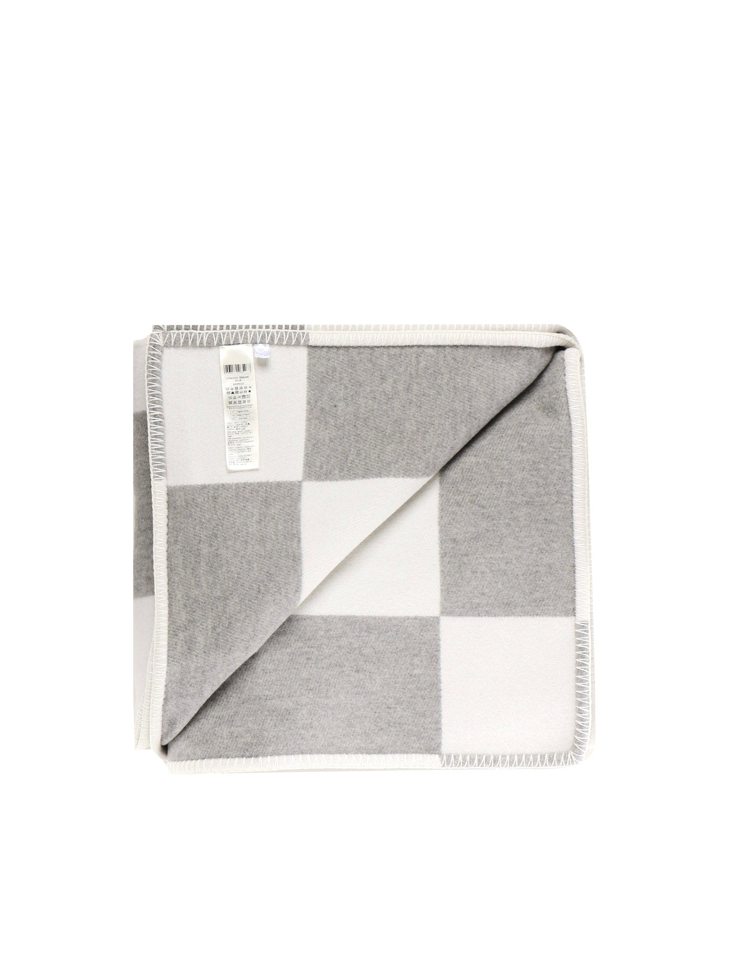 Eleventy Homeware White, Gray Wool Cashmere