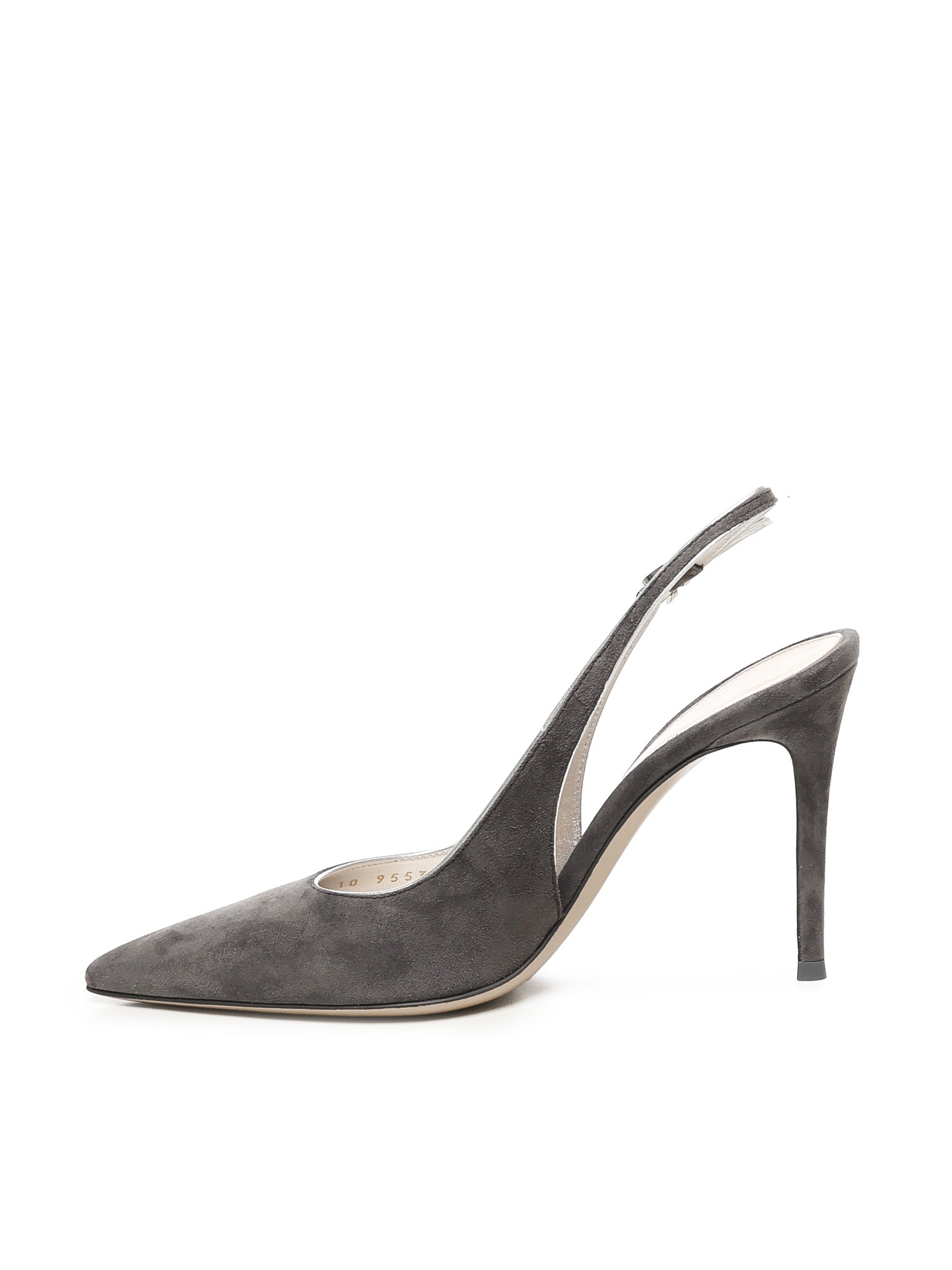 Gianvito Rossi With Heel Grey Suede