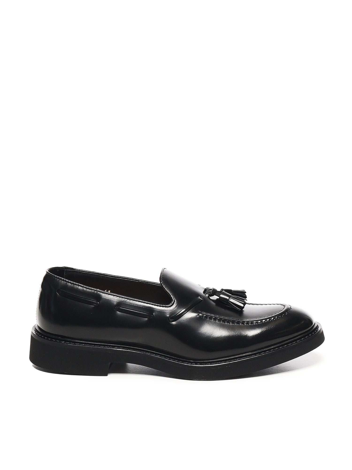 Doucals Flat shoes Black Calfskin