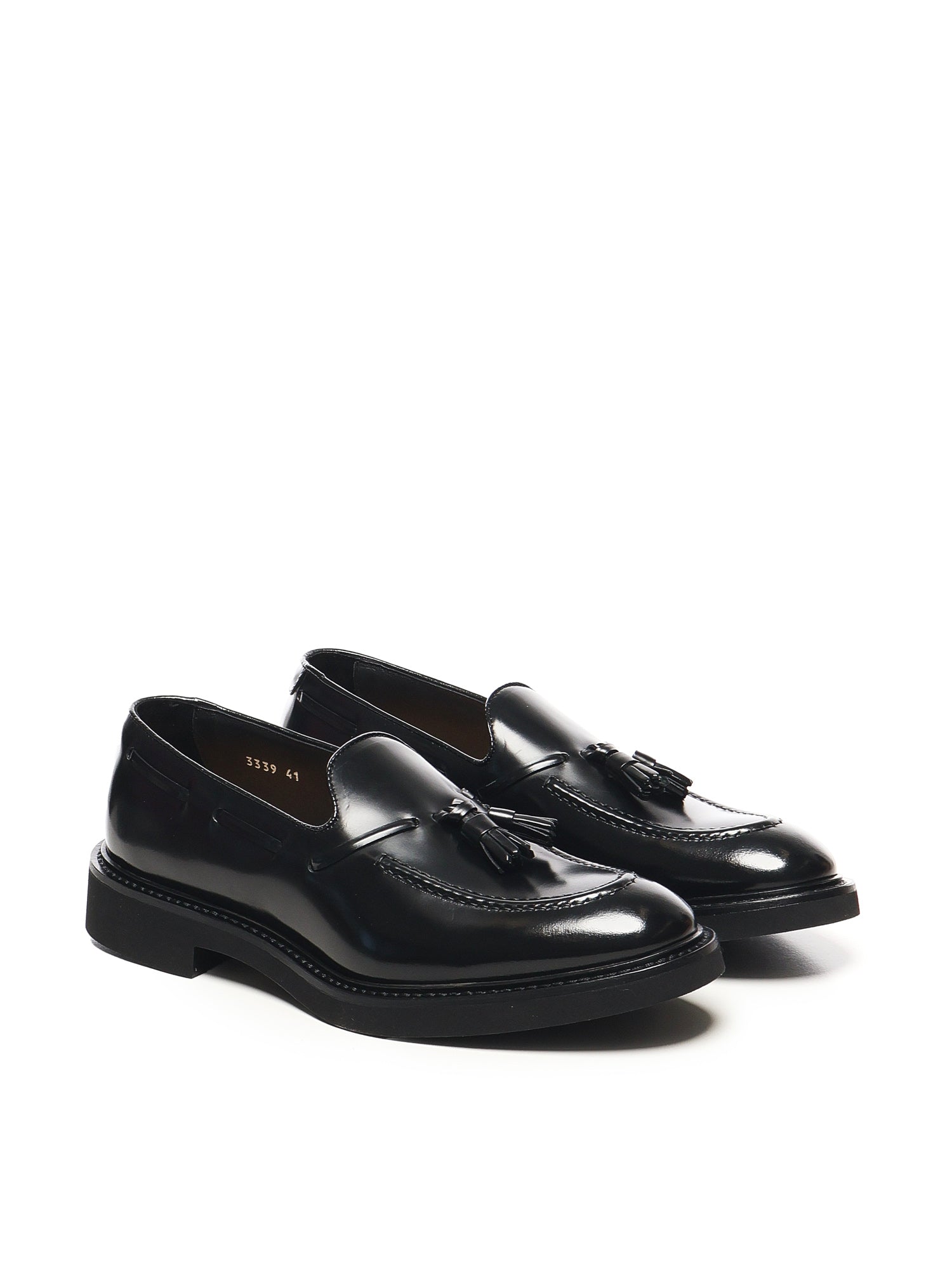 Doucals Flat shoes Black Calfskin