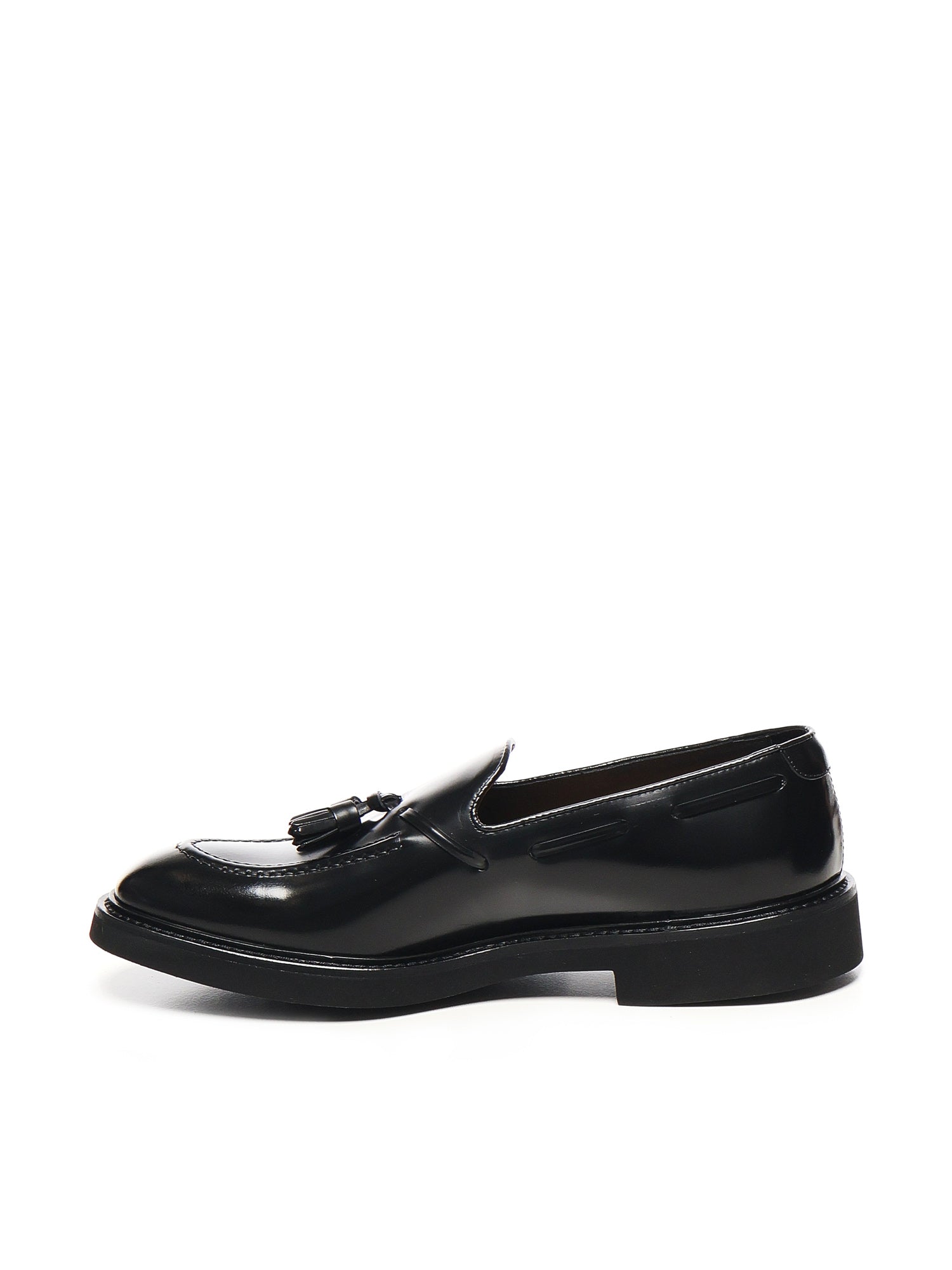 Doucals Flat shoes Black Calfskin