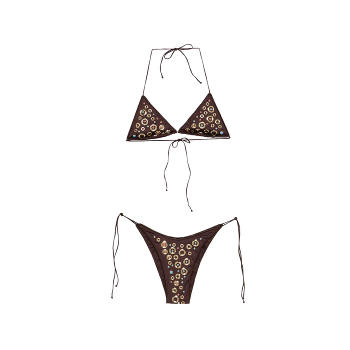 Beachwear Oséree Brown Polyamide: 80. Beachwears