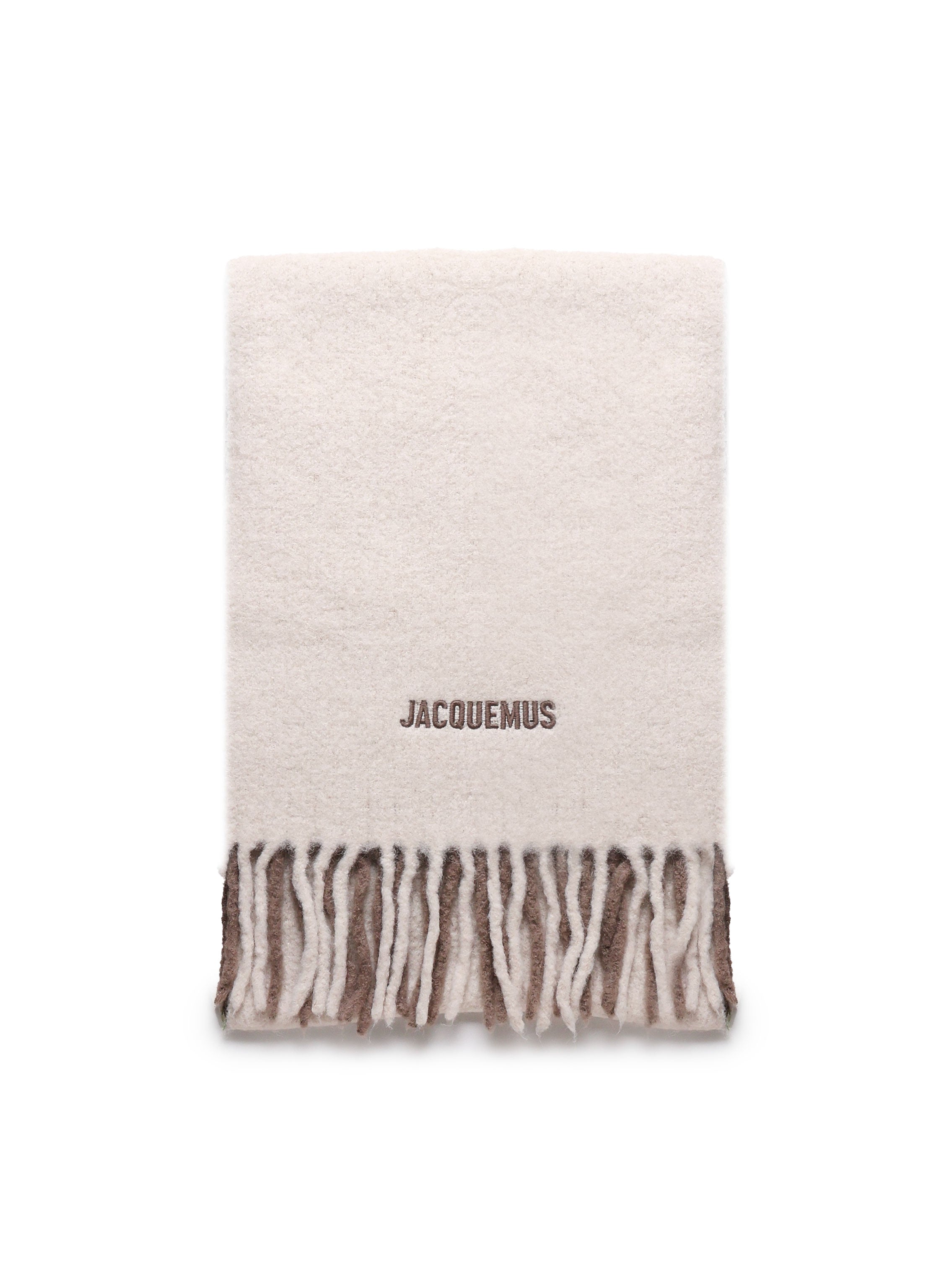 Jacquemus Scarfs Multi-beige Alpaca Wool