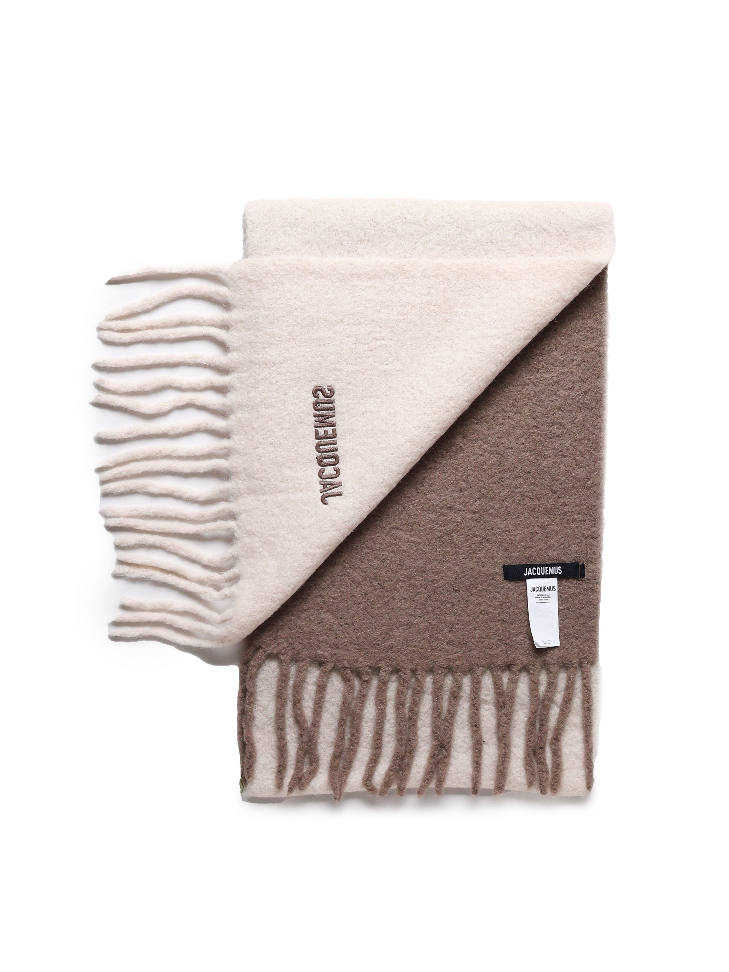 Jacquemus Scarfs Multi-beige Alpaca Wool
