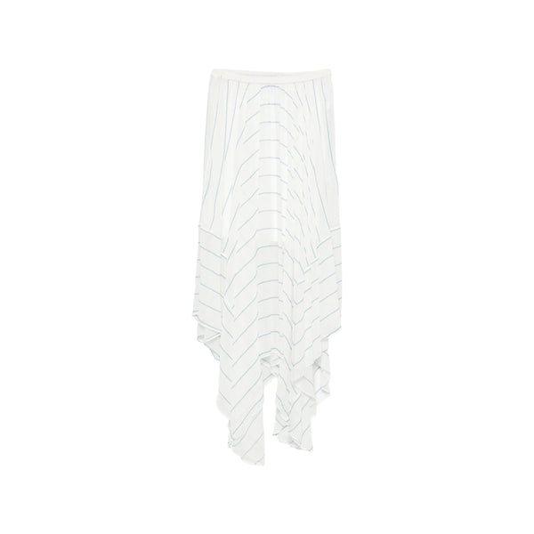 Skirt Bondi Born White/blue Silk: 100. Asymmetric & Draped