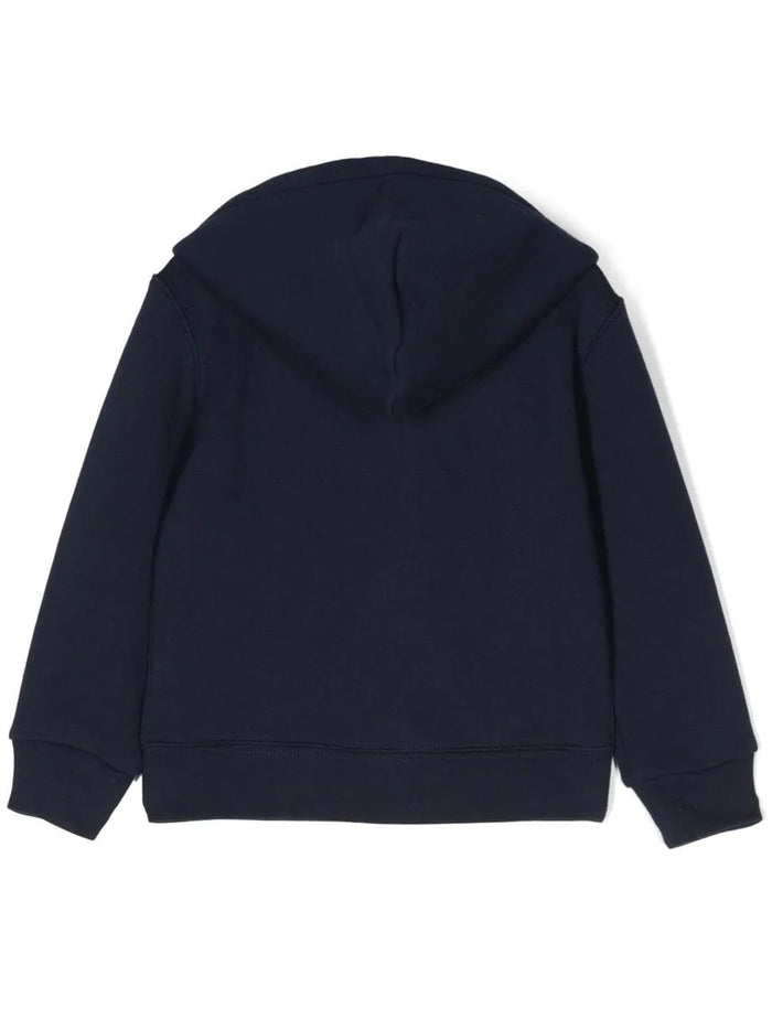 Sweatshirt Blue Cotone Poliestere Felpa