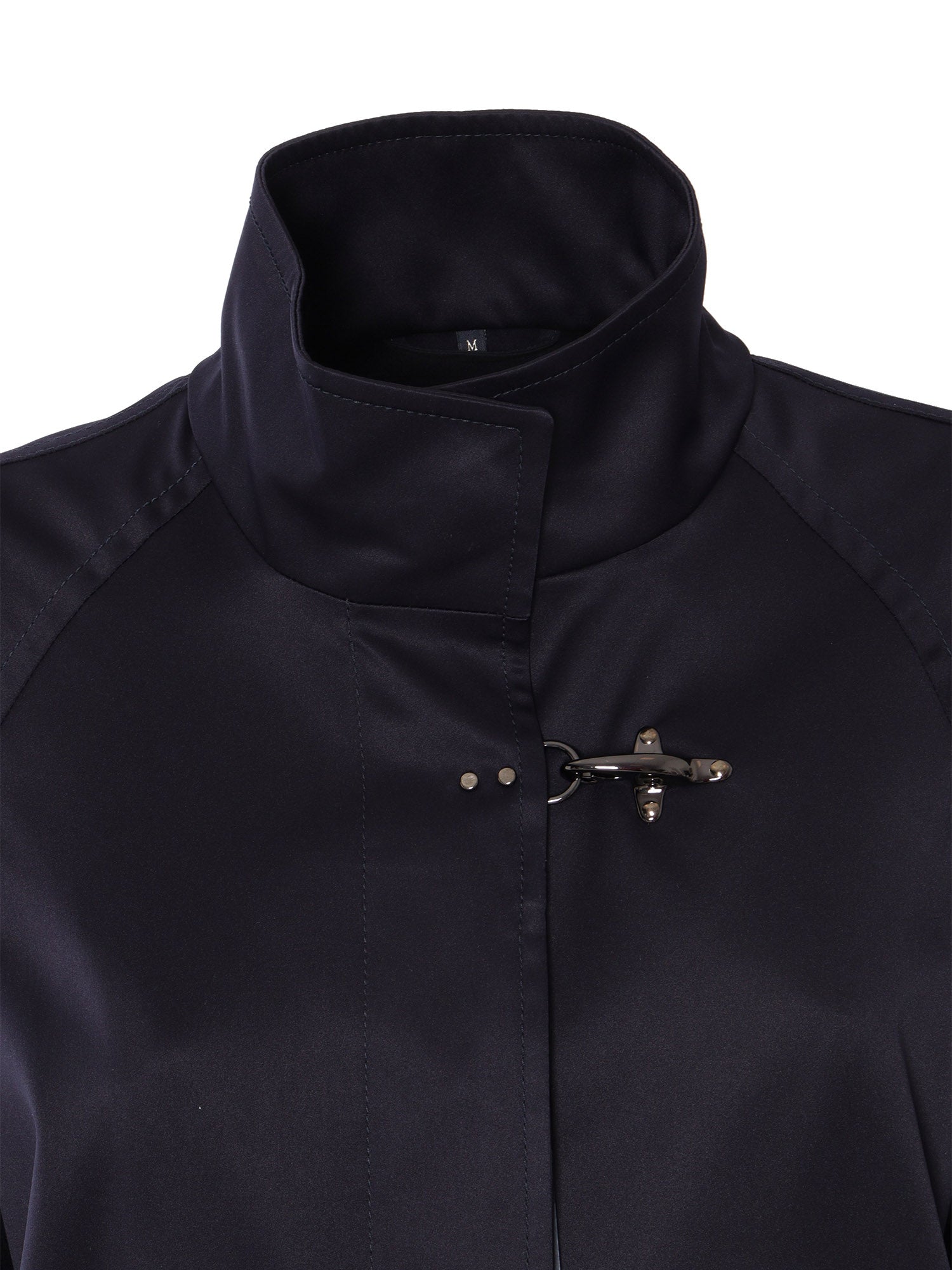 RAGLAN SLEEVE CAPE Blue Polyester