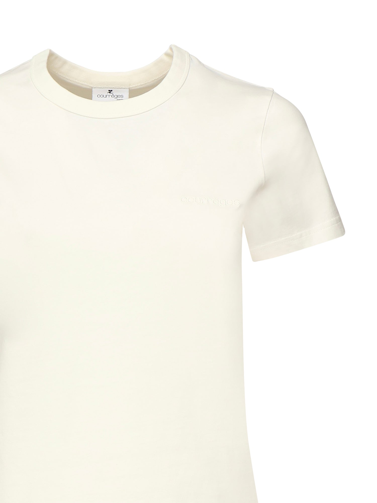Courreges T-shirts and Polos Heritage White Cotton