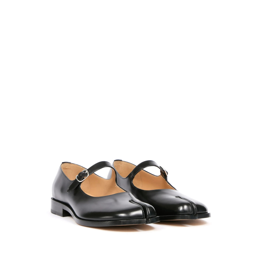 Shoe Maison Margiela Black Calf Leather: 100