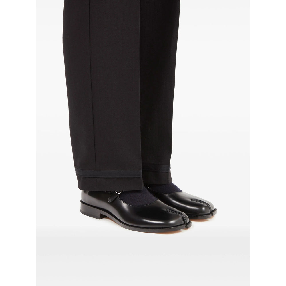 Shoe Maison Margiela Black Calf Leather: 100