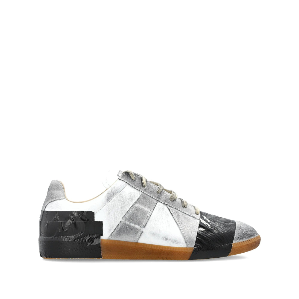Sneaker Maison Margiela White/black Calf Leather
