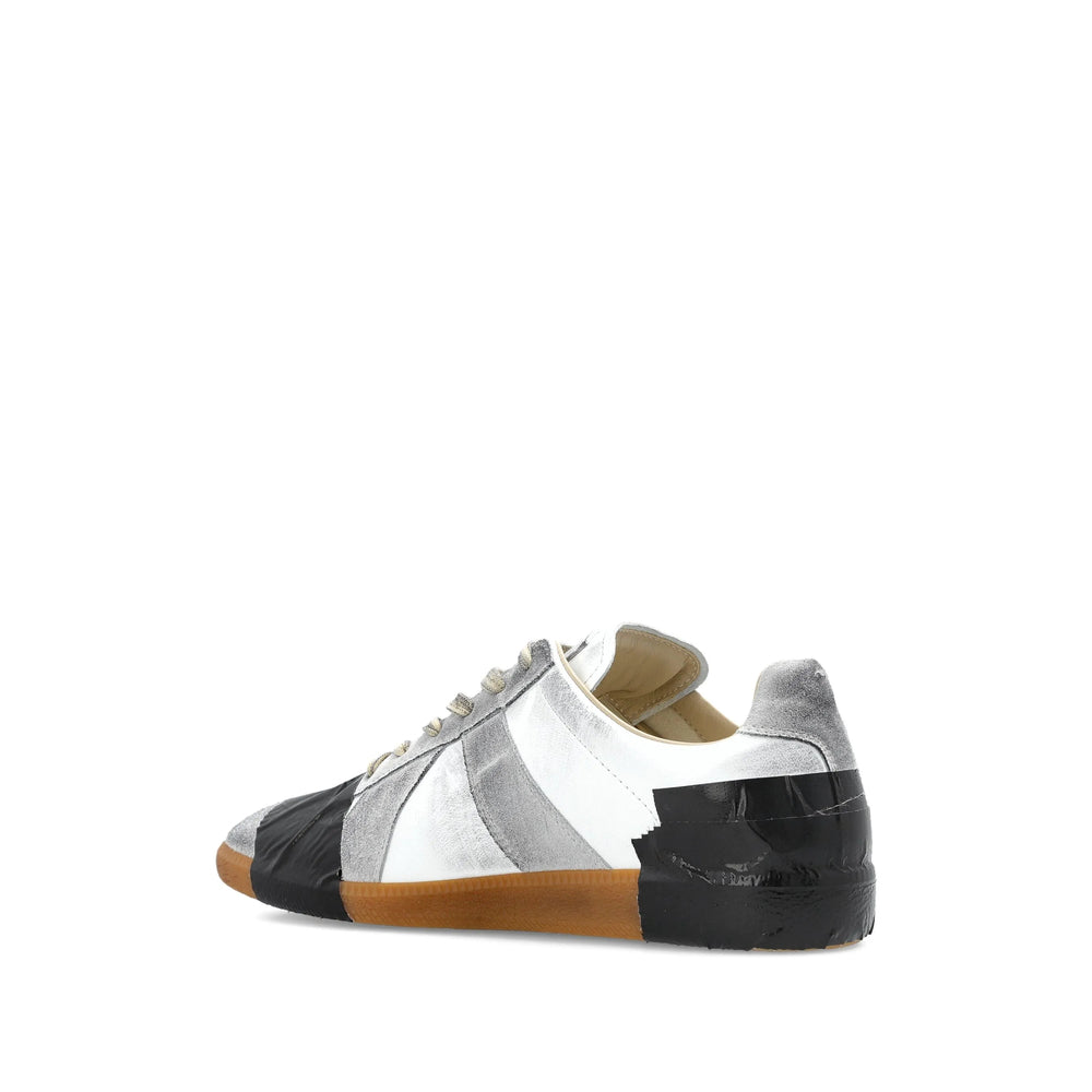 Sneaker Maison Margiela White/black Calf Leather