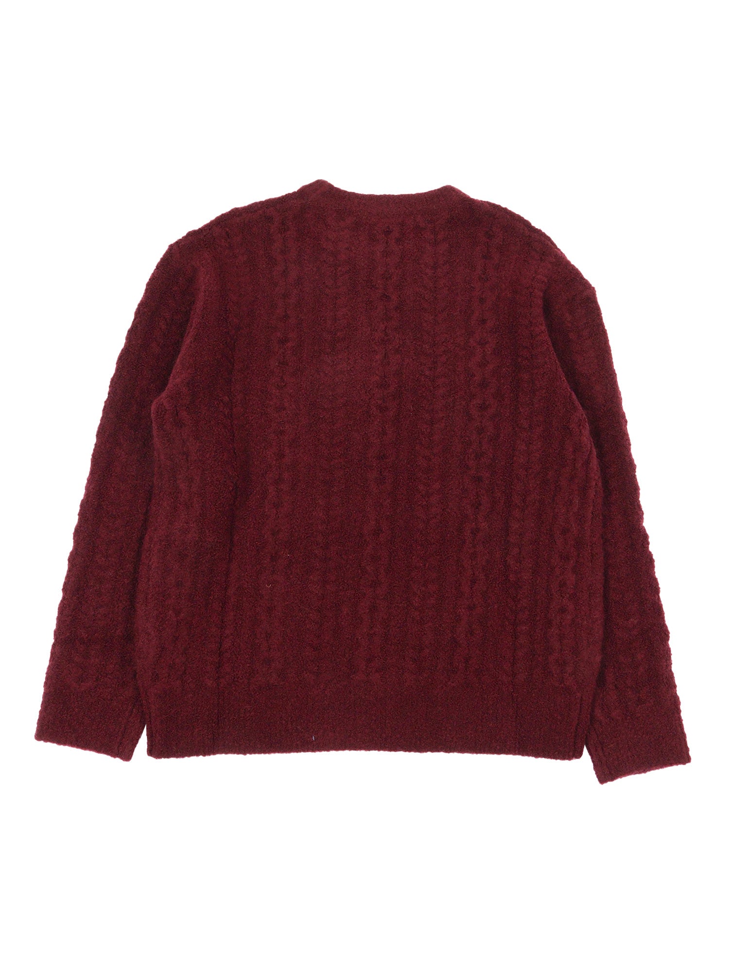 Sweater Red Wool Nylon Crewneck
