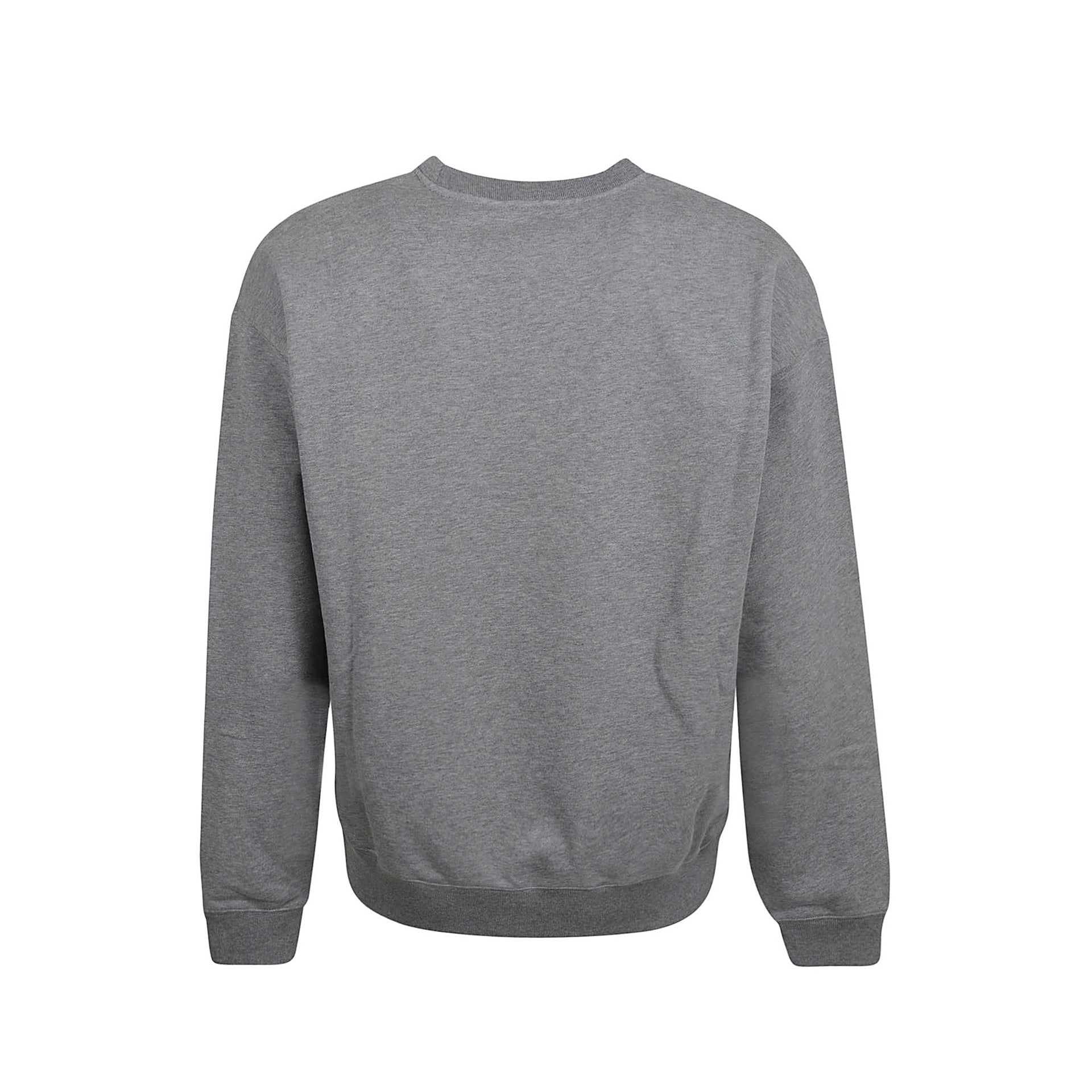 Cotton Crewneck Sweatshirt Gray