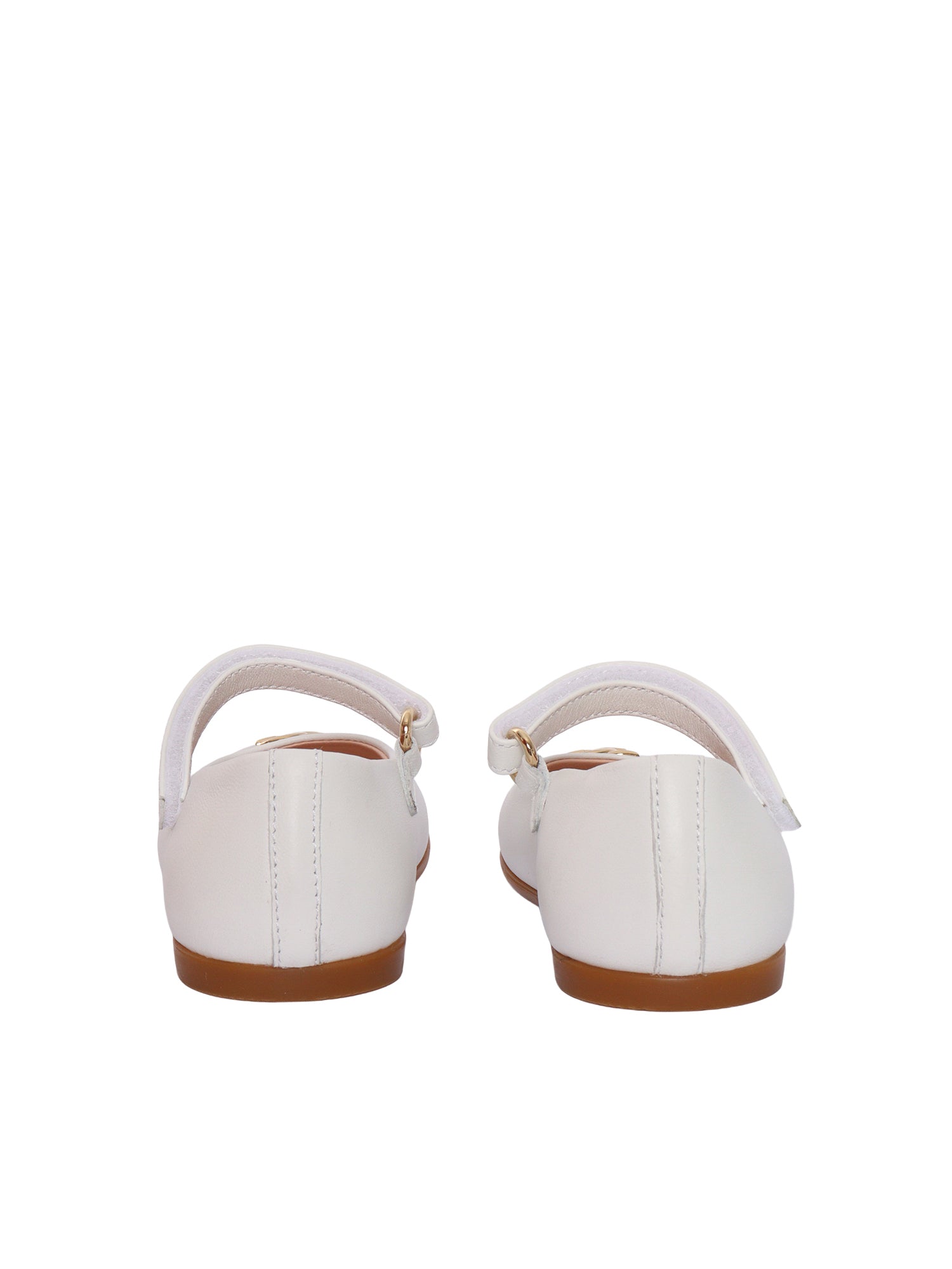 BALLERINAS White Flat Shoes