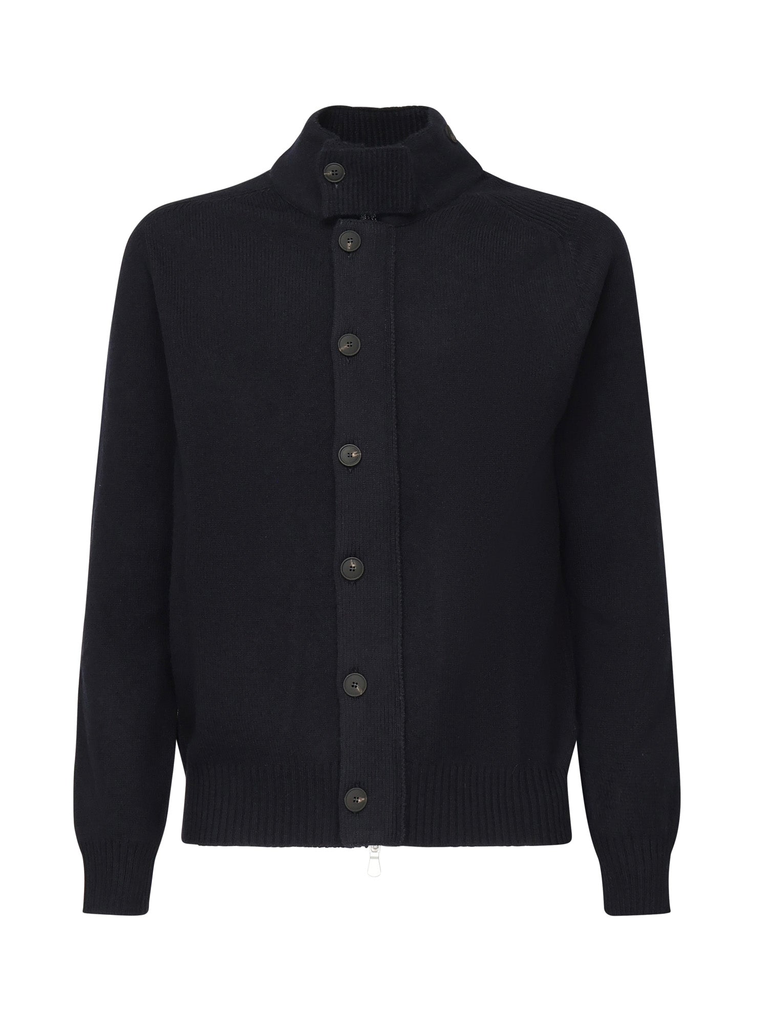 GALIANO Sweaters Black Virgin Wool
