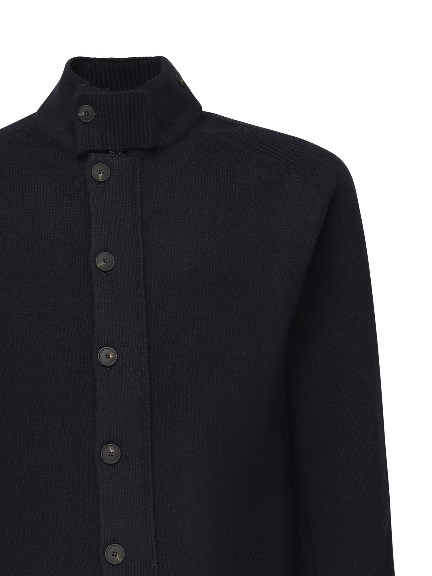 GALIANO Sweaters Black Virgin Wool