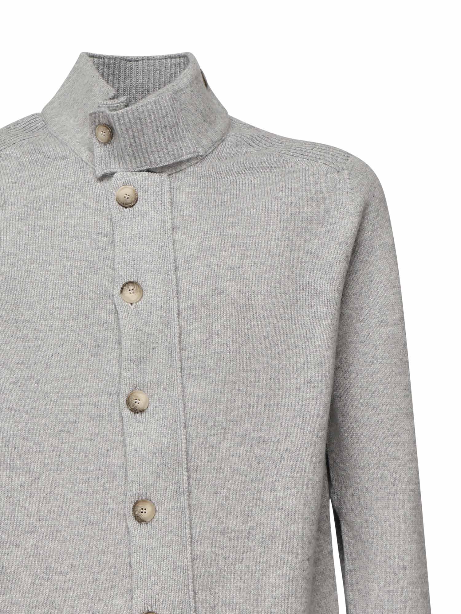 GALIANO Sweaters Grey Virgin Wool