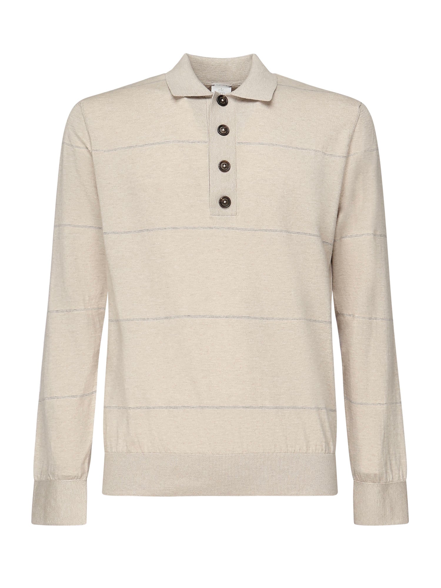 Eleventy Sweaters Sand And Lt. Gray Cotton Cashmere
