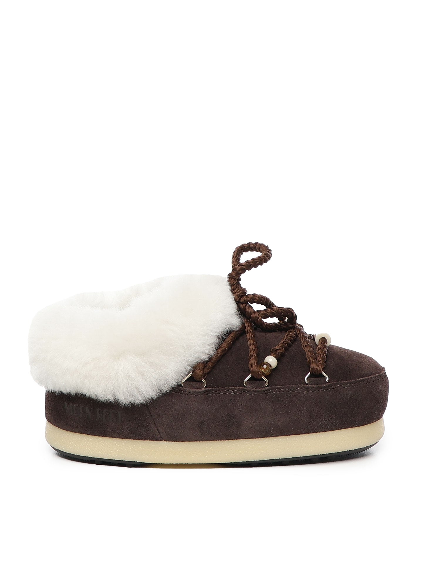 Moon Boot Sandals Brown Suede