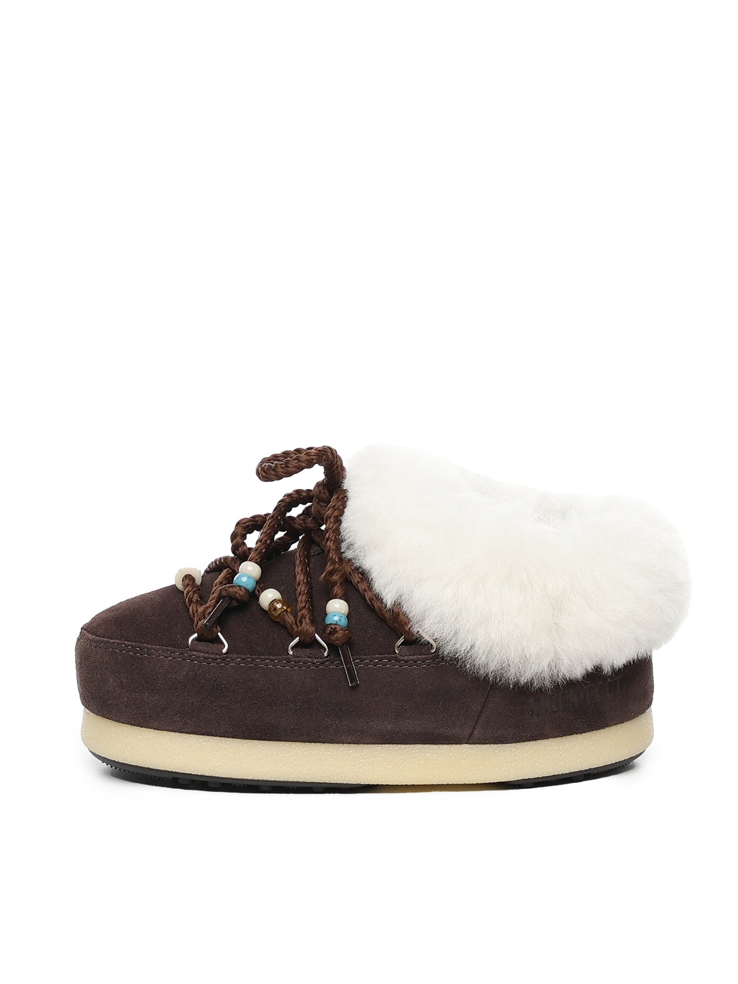 Moon Boot Sandals Brown Suede