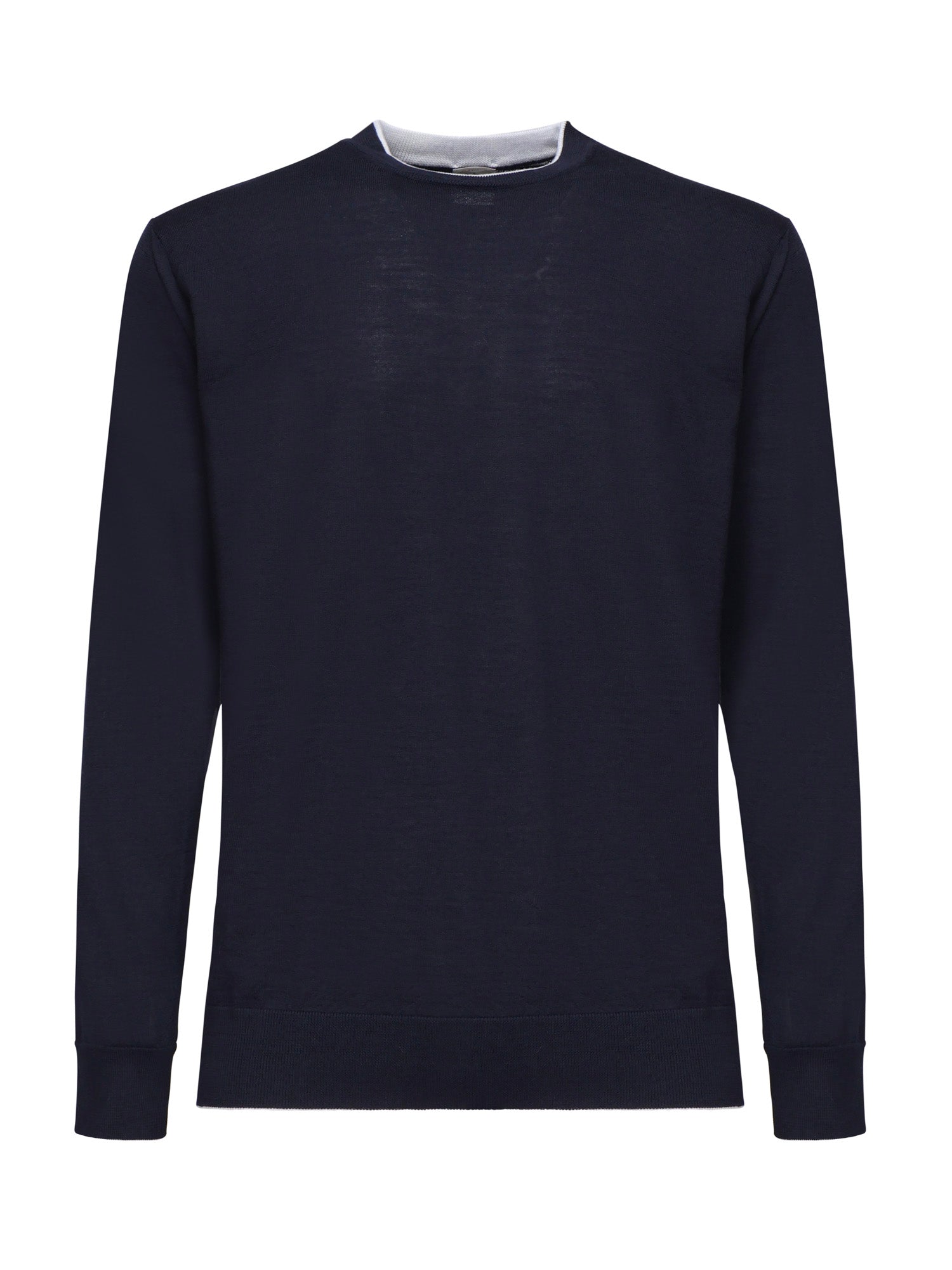 Eleventy Sweaters Blue Silk