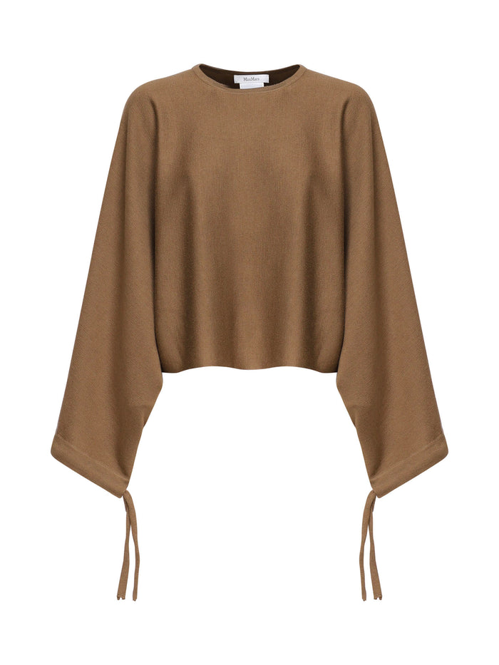 Max Mara Sweaters Hazelnut Virgin Wool