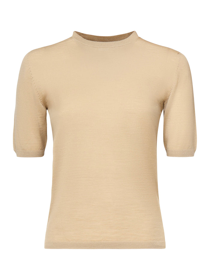 Max Mara Sweaters Sand Virgin Wool