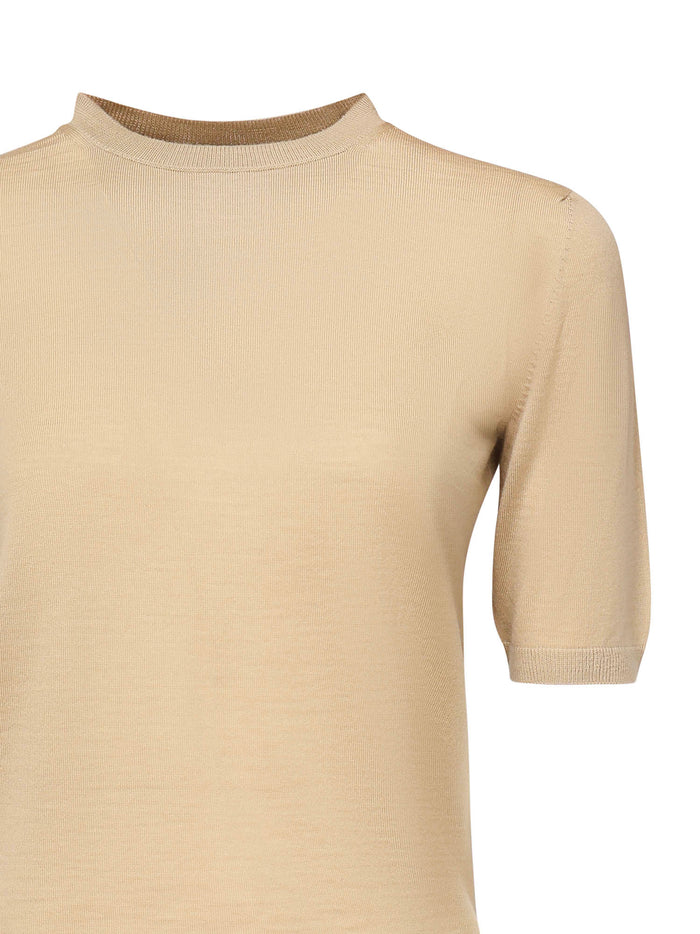 Max Mara Sweaters Sand Virgin Wool