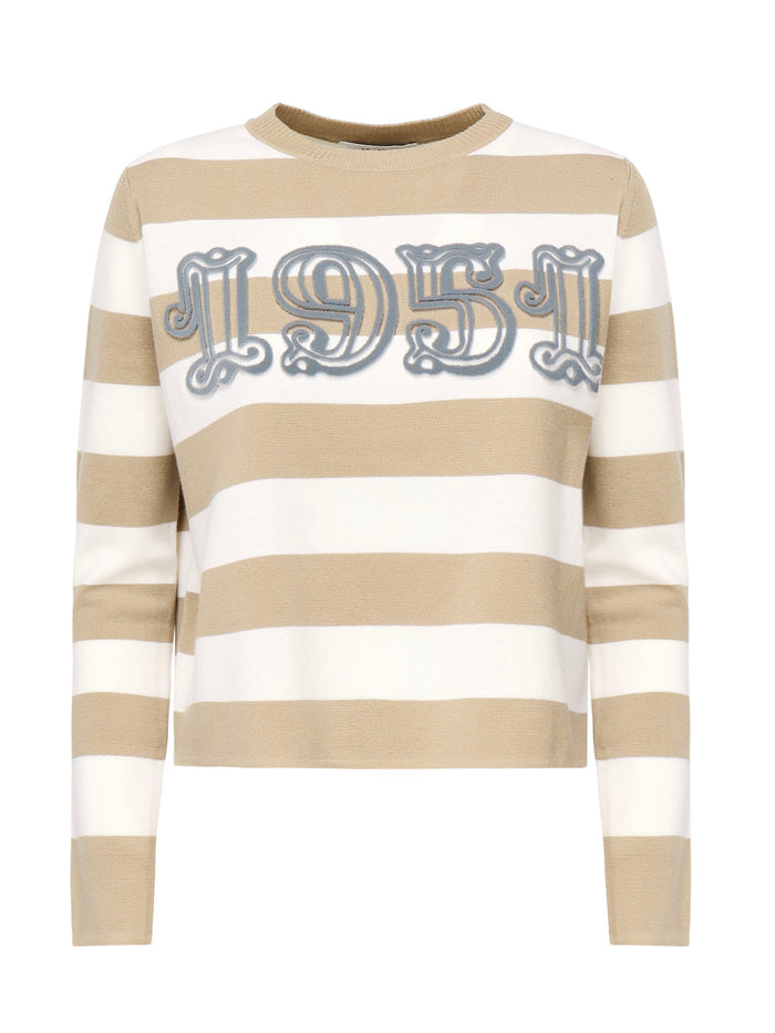 Max Mara Sweaters Sand Virgin Wool