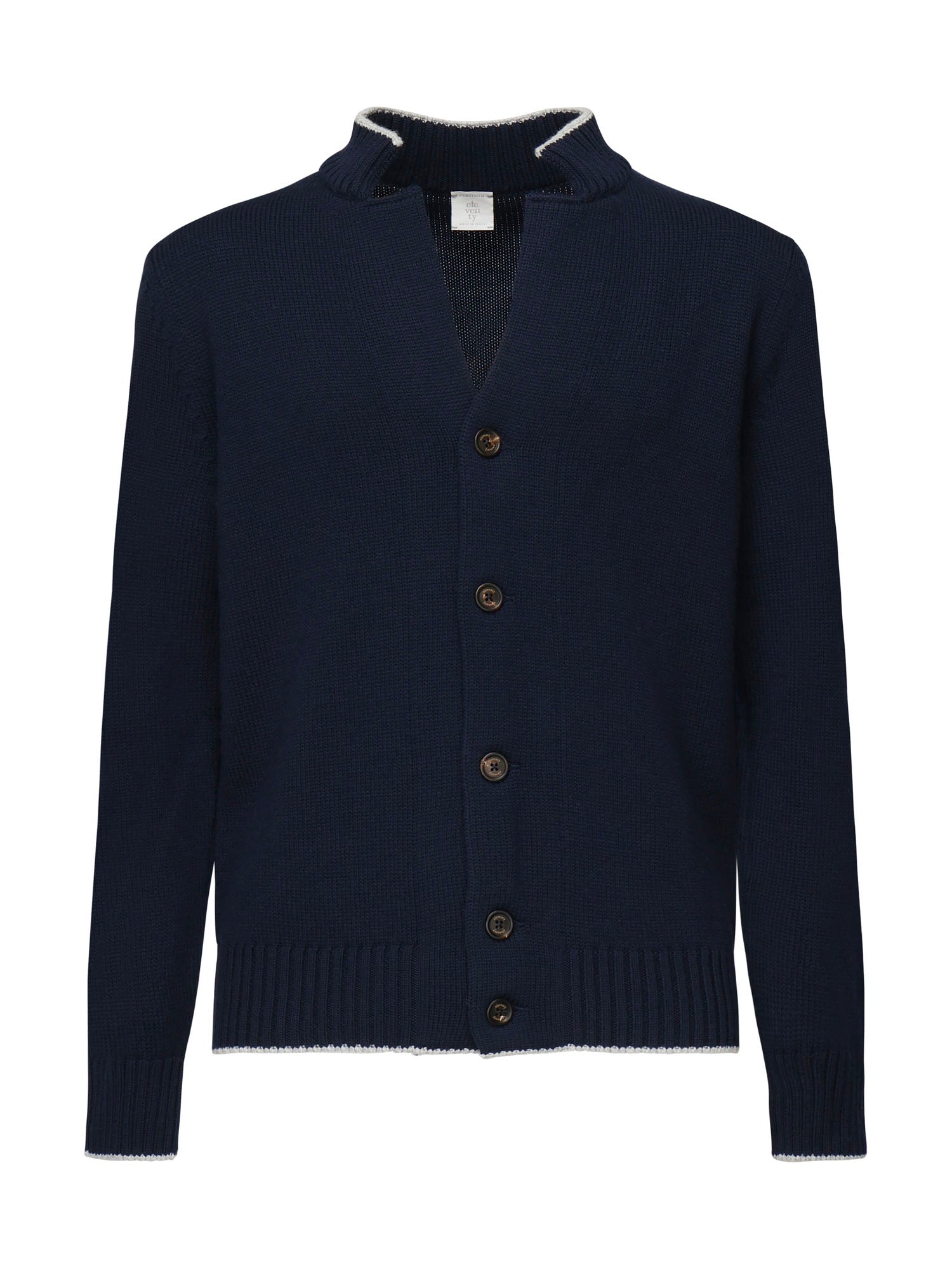 Eleventy Sweaters Blue, Light Gray Virgin Wool