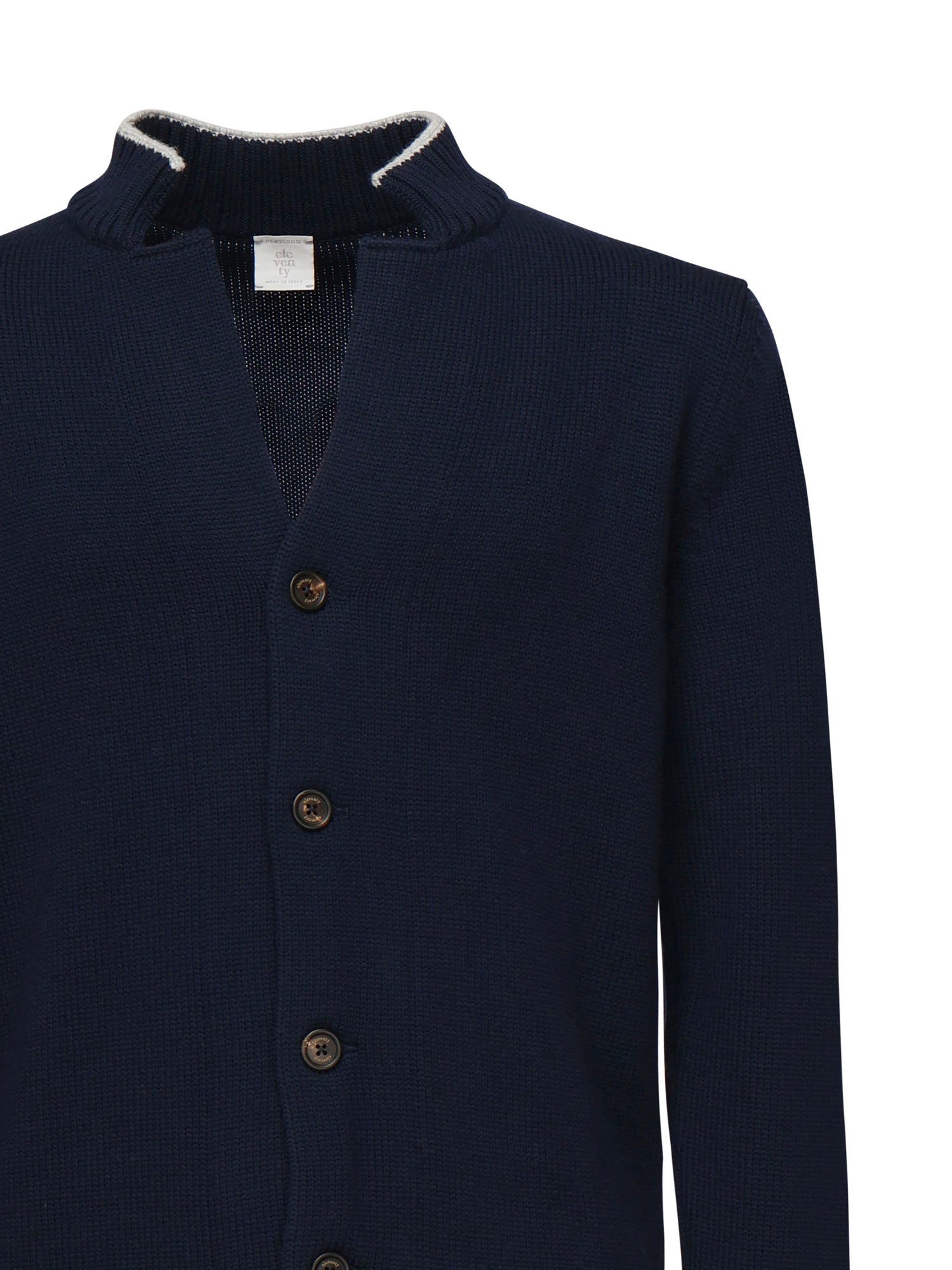Eleventy Sweaters Blue, Light Gray Virgin Wool