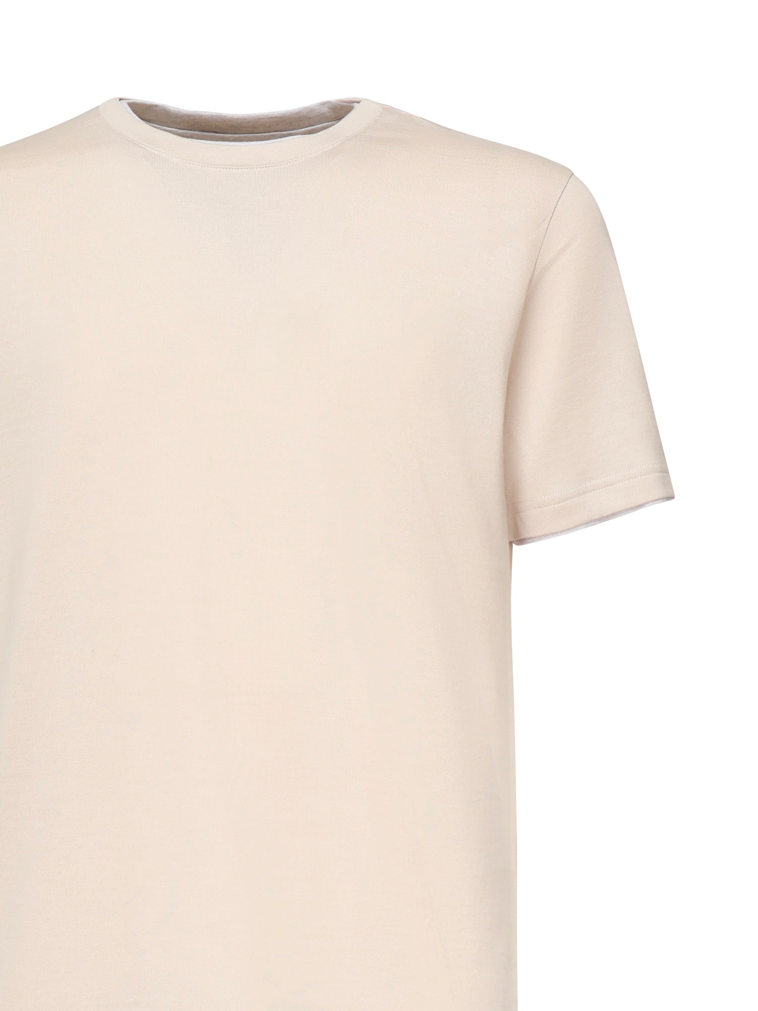 Eleventy T-Shirts And Polos Sand/gray Cotton