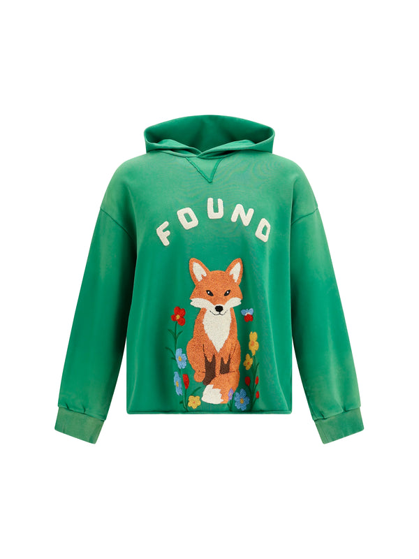Found 100% Cotton hoodie in green