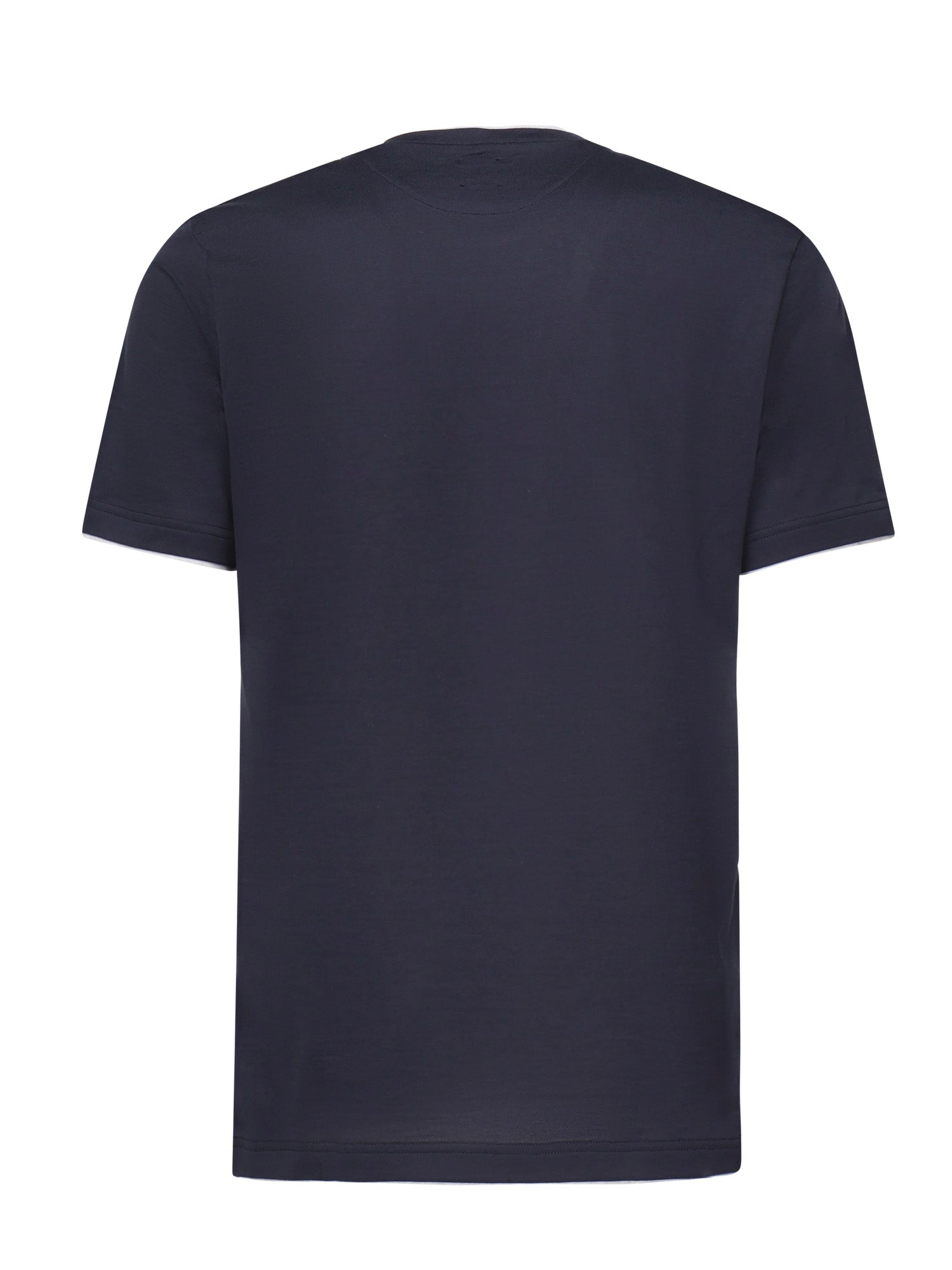 Eleventy T-shirts and Polos Blue, Light Gray Cotton