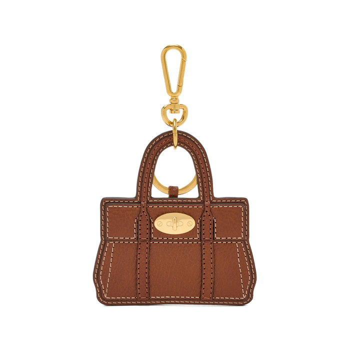 Keyring Mulberry Brown Calf Leather: 100. Keyrings