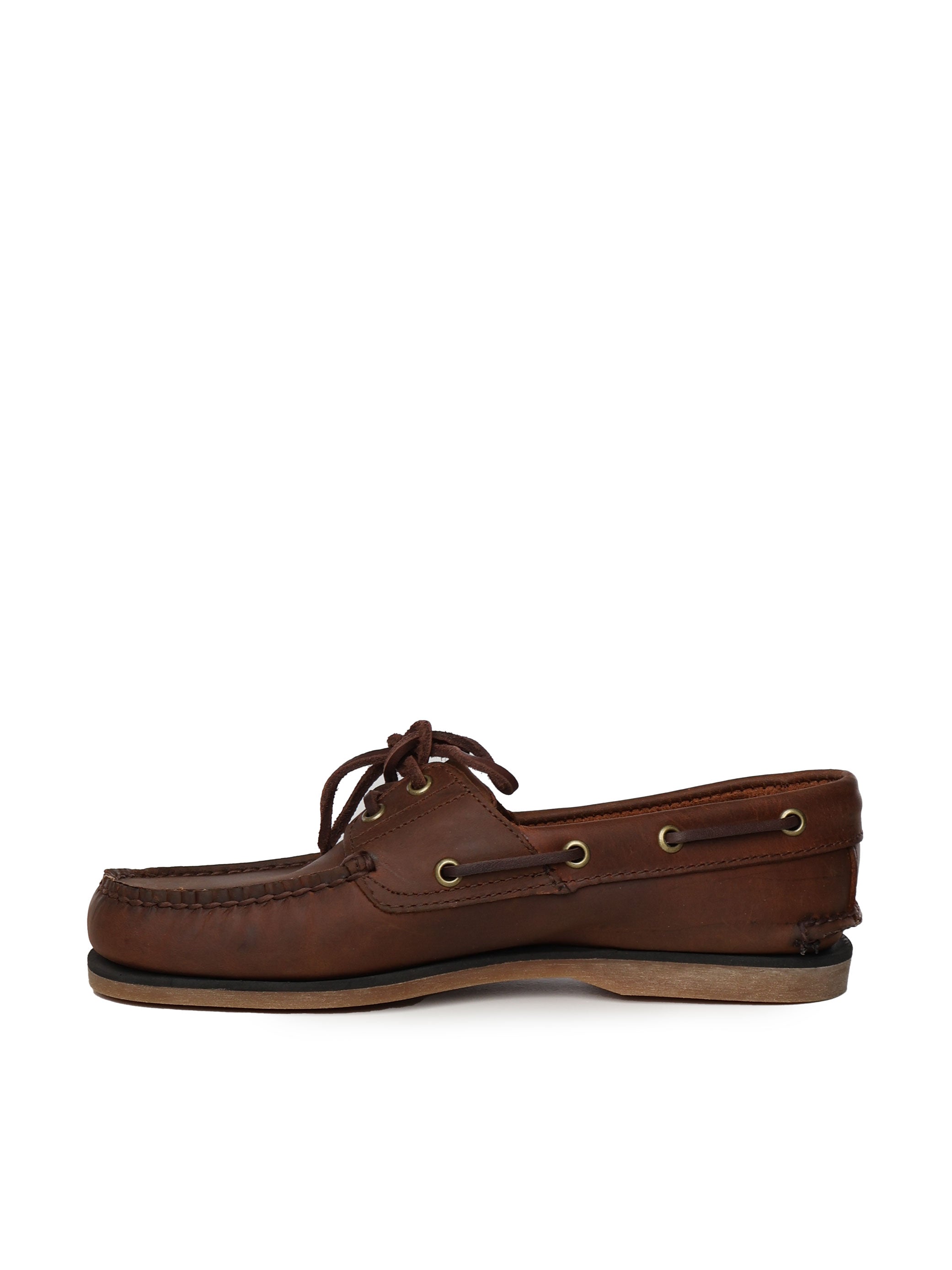 Timberland Flat Shoes Brown Leather