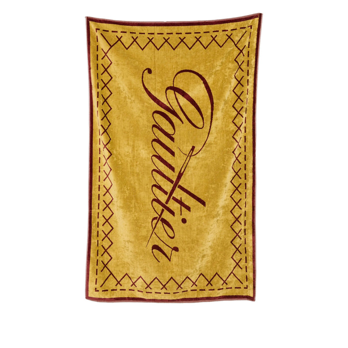 Beach Towel Jean Paul Gaultier Yellow/red Cotton: 100. Towels