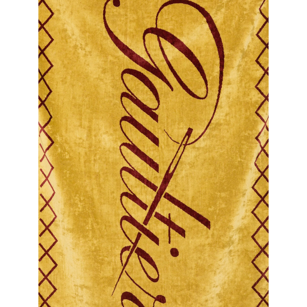 Beach Towel Jean Paul Gaultier Yellow/red Cotton: 100. Towels