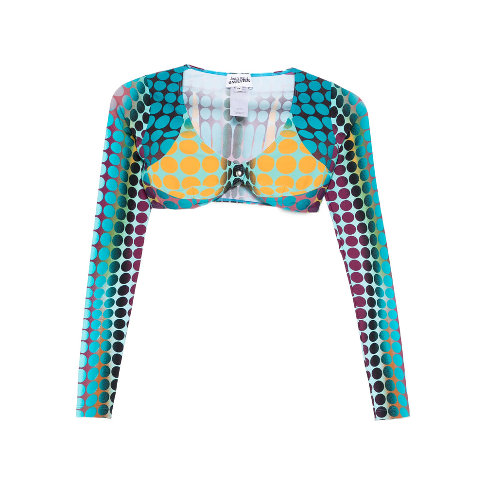 Top Jean Paul Gaultier Blue/purple Polyamide: 80. Tops