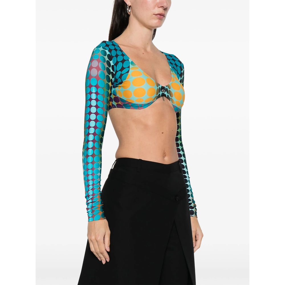 Top Jean Paul Gaultier Blue/purple Polyamide: 80. Tops