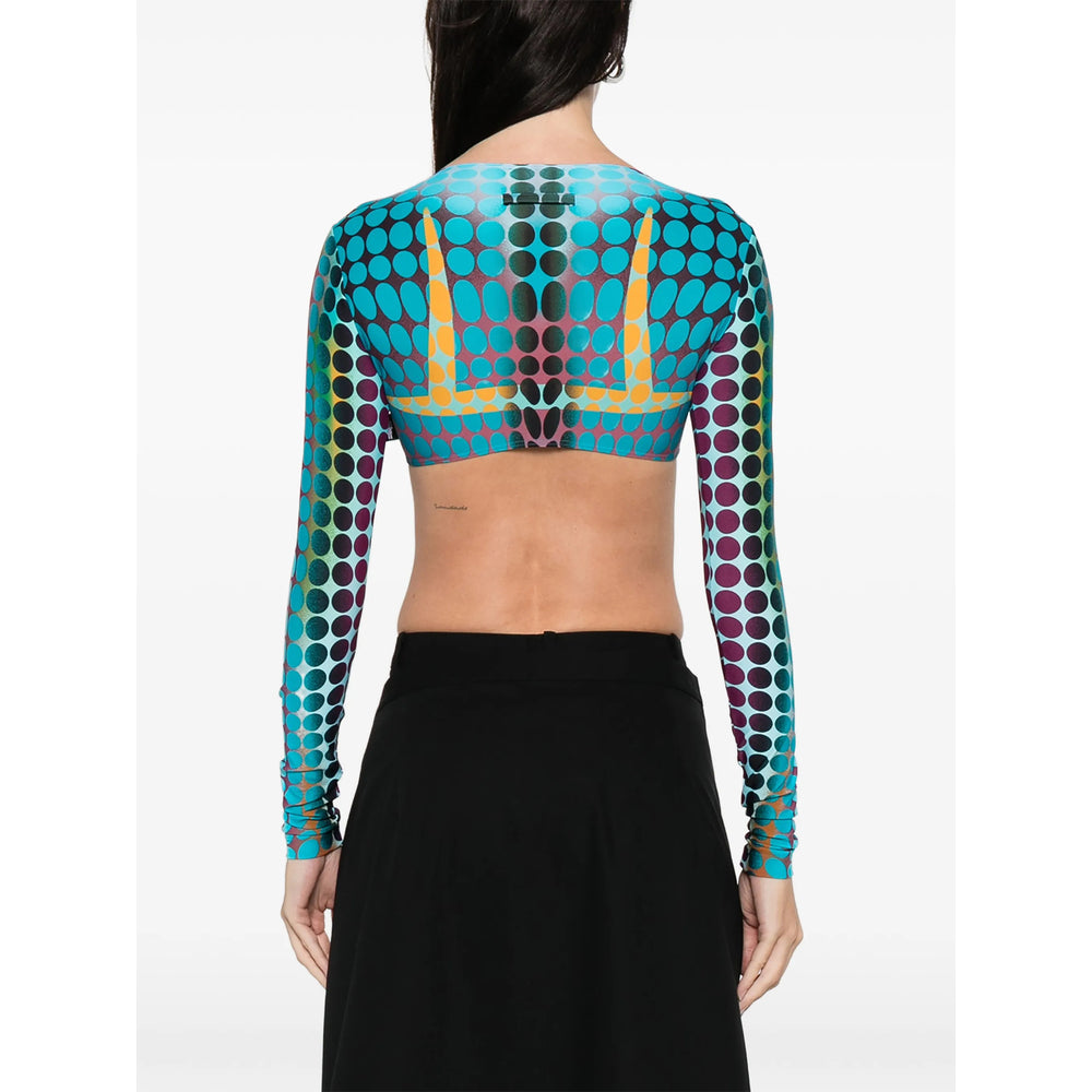 Top Jean Paul Gaultier Blue/purple Polyamide: 80. Tops