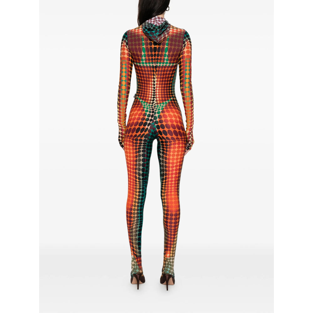 Jumpsuit Jean Paul Gaultier Orange/green Fabric: 100. Jumpsuits