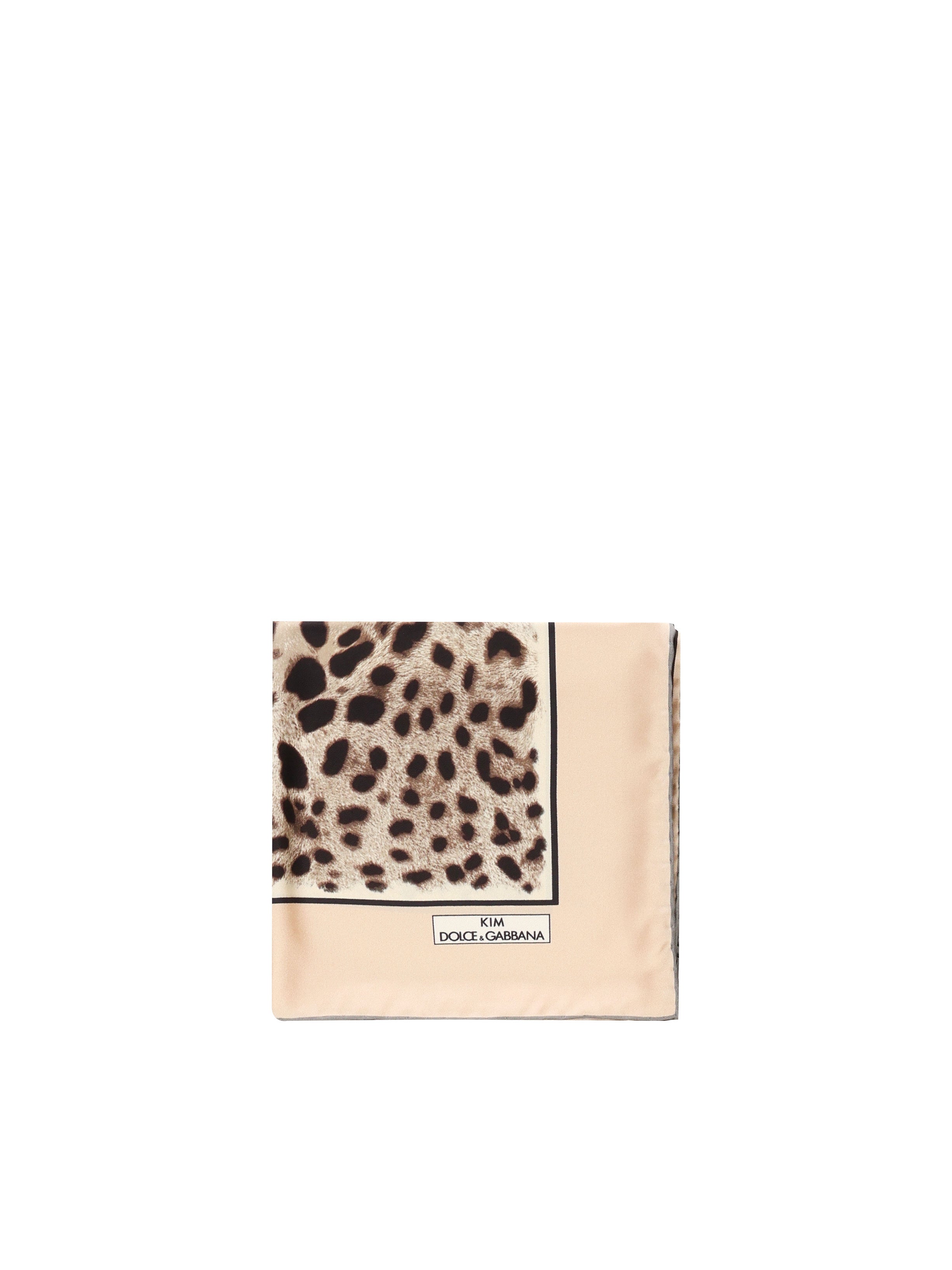 Dolce & Gabbana Scarfs Pink/walnut Silk