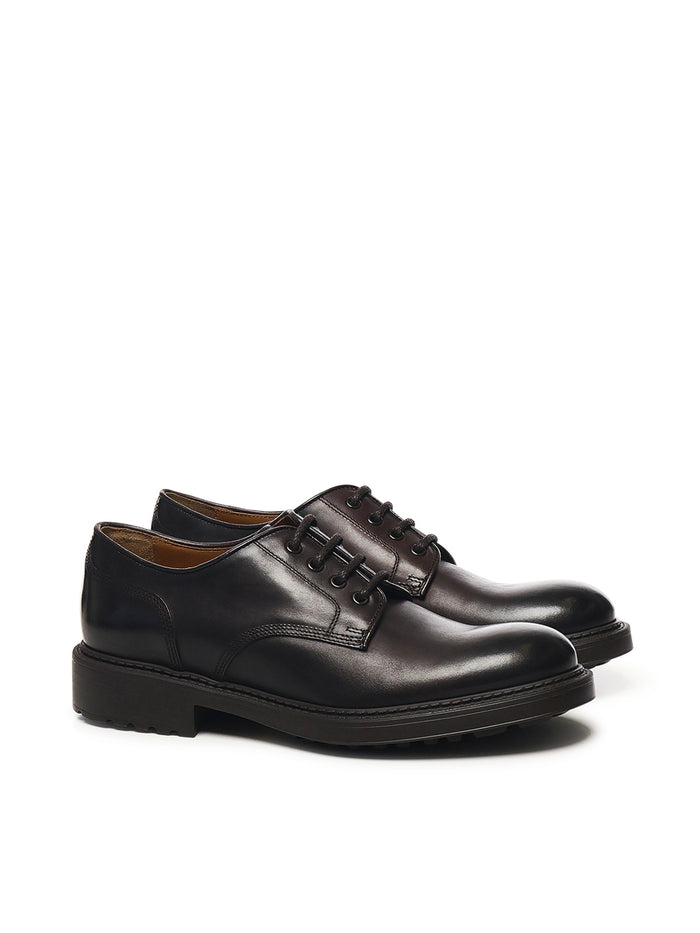 Doucals Flat shoes Dark Brown Calfskin