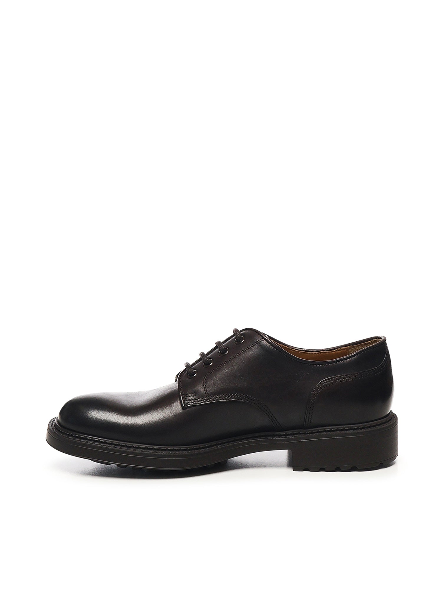 Doucals Flat shoes Dark Brown Calfskin